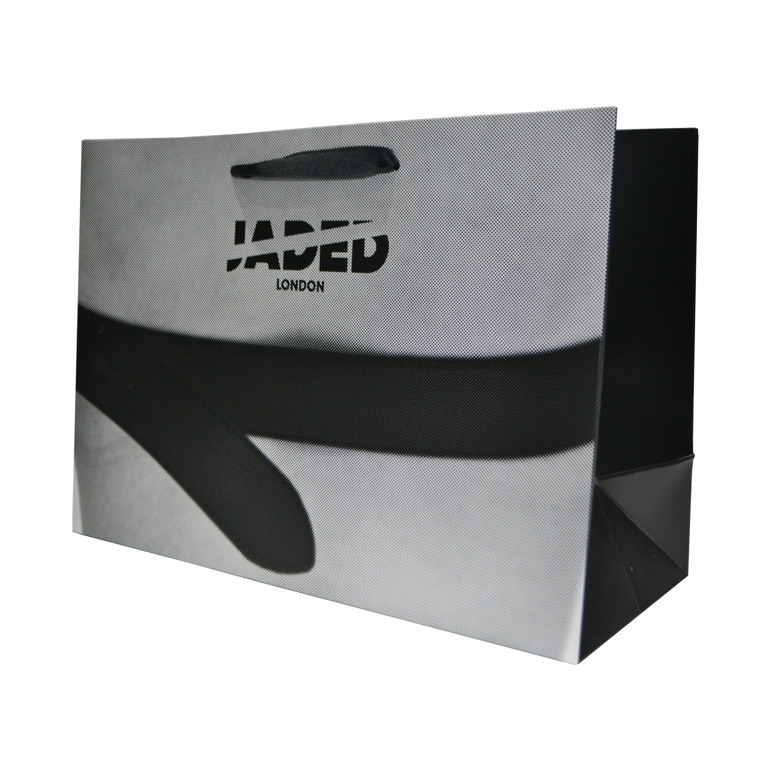 Jaded Paper Bag With Ribbon